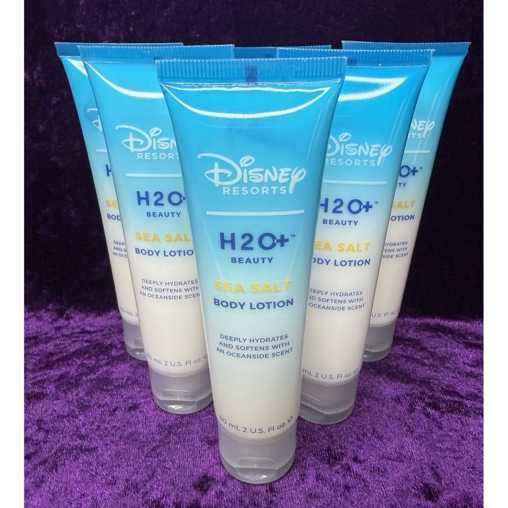 Disney Resorts H2O+ Sea Salt Body Lotion Lot H20 Qty 7 AUTHENTIC Disney USA